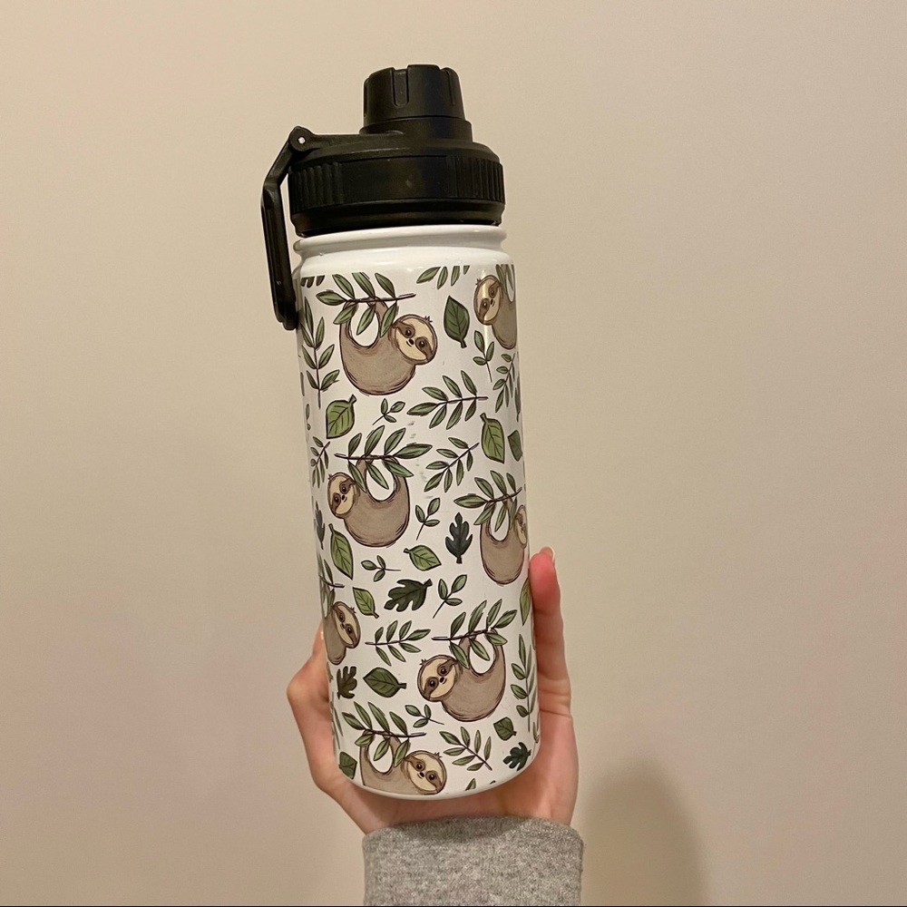 Sloth water bottle
